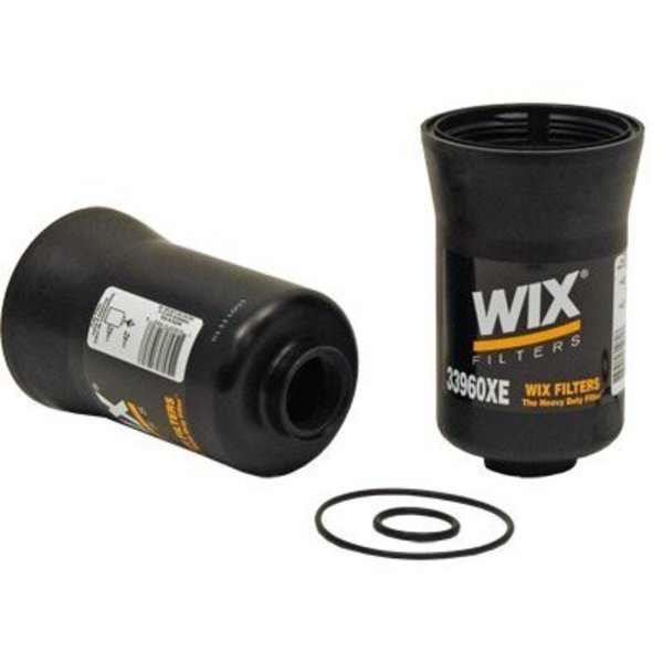 Wix Filters Spin-On, 4.02" Diameter x 6.39" Length, 7 Micron Glass Element, Black, With Gasket 33960XE